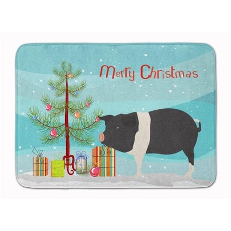 Carolines Treasures Carolines Treasures BB9306RUG Hampshire Pig Christmas Machine Washable Memory Foam Mat BB9306RUG